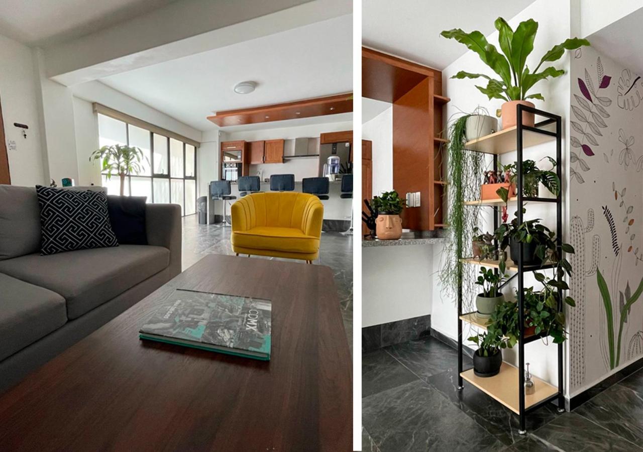 Great Apartment In The Heart Of Coyoacan Kota Meksiko Bagian luar foto